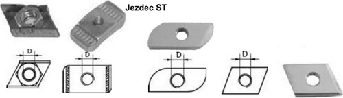 Slider for beam, ST