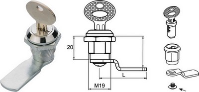 Chrome Cam Locks