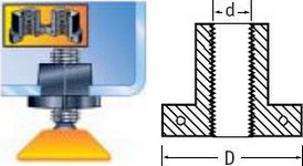 Hinged Threaded Insert